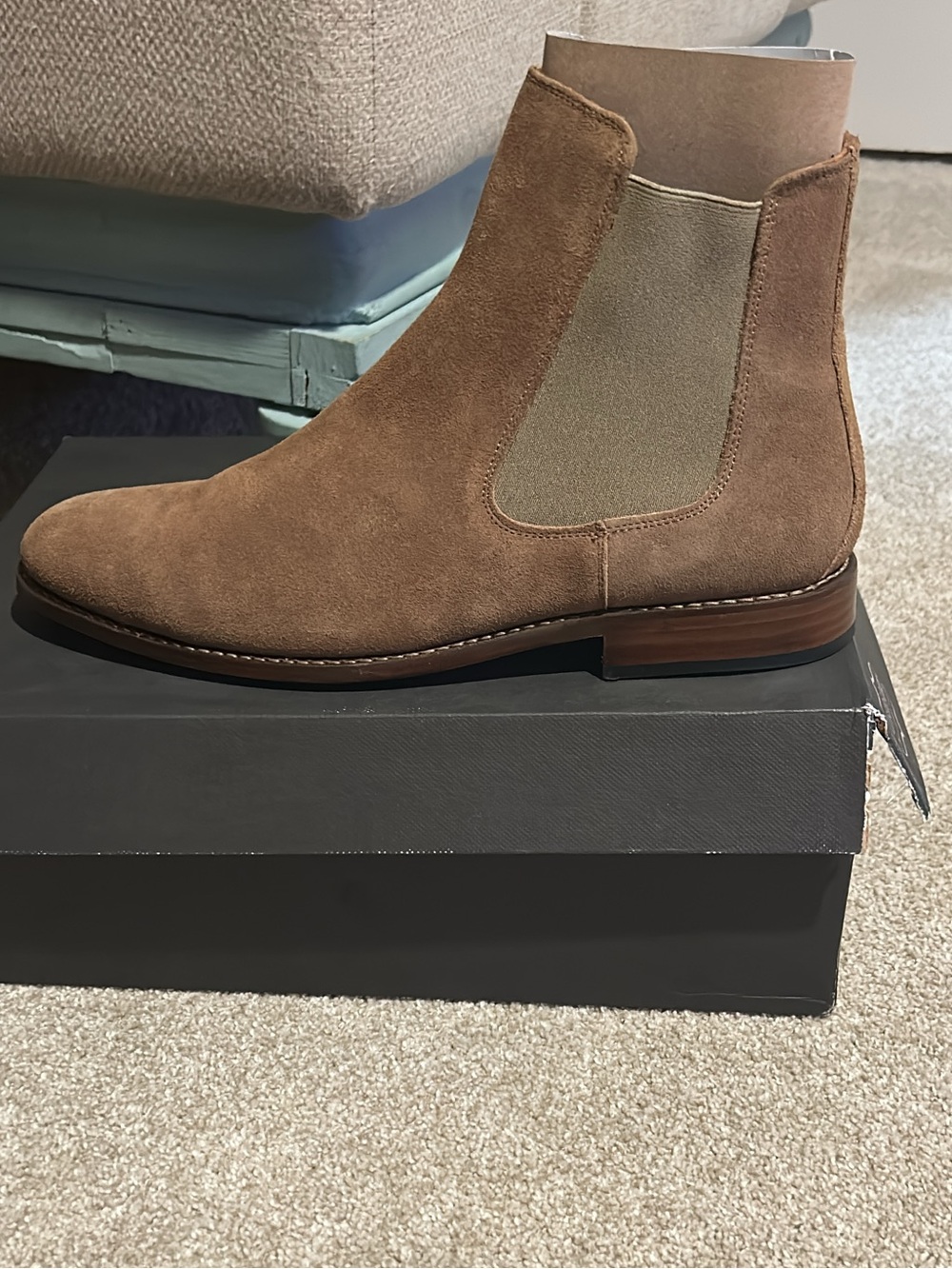 Thursday Boot Company Tan Suede Chukka Chelsea Boot